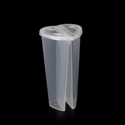 漏れ防止のプラスチック製のミルクティーボトル