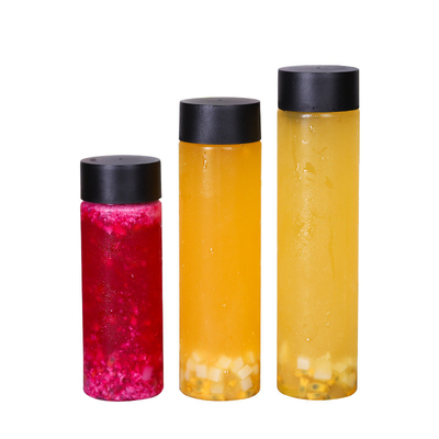 色とりどりの耐久性のあるプラスチック製のミルクティーボトル