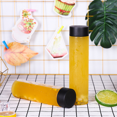 色とりどりの耐久性のあるプラスチック製のミルクティーボトル