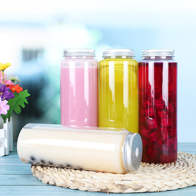 透明 500ml プラスチック泡茶瓶 蓋のハンドルとスクリュー