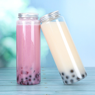 透明 500ml プラスチック泡茶瓶 蓋のハンドルとスクリュー
