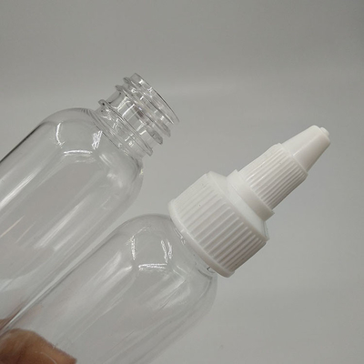 プラスチックボトル 螺旋閉塞タイプと螺旋首仕上げ
