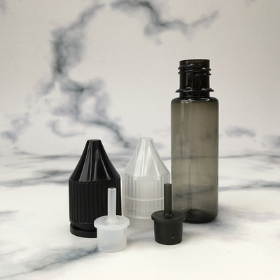 オーダーメイドロゴの透明なE液体ボトル容量 10ml 15ml 30ml 60ml 80ml 100ml
