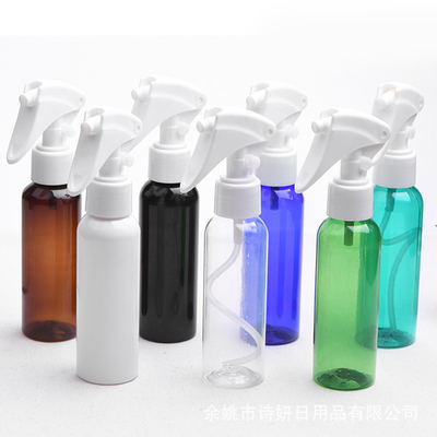 パーソナライズ可能なピンククリアなプラスチックボトル / ポンプアクション PETボトル 化粧品の配給のために