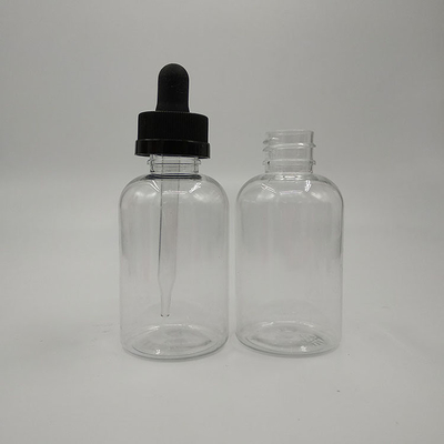 透明黒色 密封型スクリューキャップのためのプラスチックドロッパーボトルのカスタマイズ