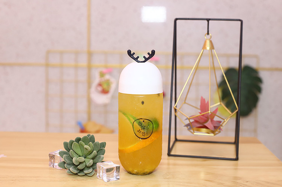透明なプラスチック製のミルクティーボトル 容量120ml 250ml 350ml 500ml 1000ml