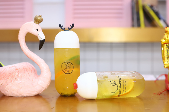 透明なプラスチック製のミルクティーボトル 容量120ml 250ml 350ml 500ml 1000ml