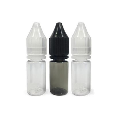 18mm ネックサイズの丸 E液体ボトル 透明な素材と子供用キャップ