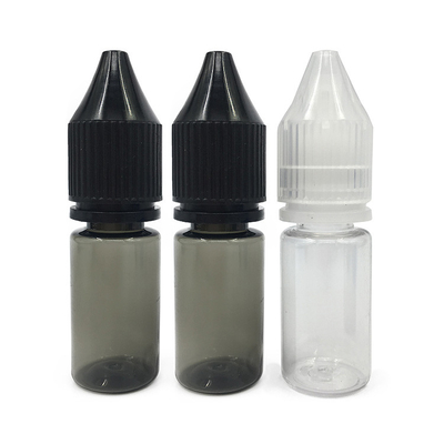 18mm ネックサイズの丸 E液体ボトル 透明な素材と子供用キャップ