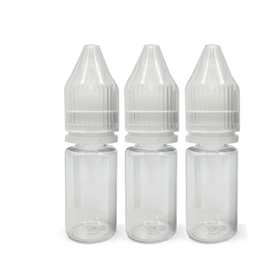 18mm ネックサイズの丸 E液体ボトル 透明な素材と子供用キャップ