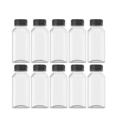 新デザイン プラスチックボトル 250ml 350ml 500ml 果汁 PETボトル 蓋付き 一回用プラスチックボトル 果汁用 ストック