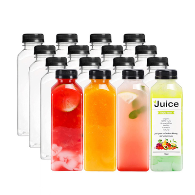 透明性のあるPETボトル PPキャップ付きの広形のプラスチック飲料ボトル 期間限定