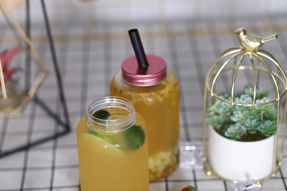 カスタマイズ可能なハンドル 方形丸い泡茶のジュース 飲料貯蔵のための理想的なソリューション