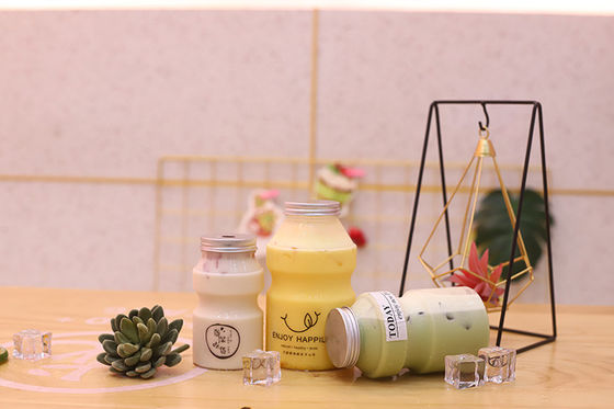 透明な泡茶缶 0.5kg 商用用用容量