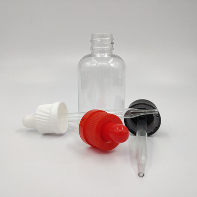 カスタマイズ プラスチックのドロッパーボトル 10ml 15ml 20ml 30ml 40ml 50ml 60ml 70ml 100ml 120ml スクリューキャップ 透明