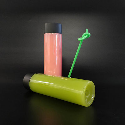 快速配送 カスタムラベル 透明なプラスチック飲料カップ 冷たい飲み物