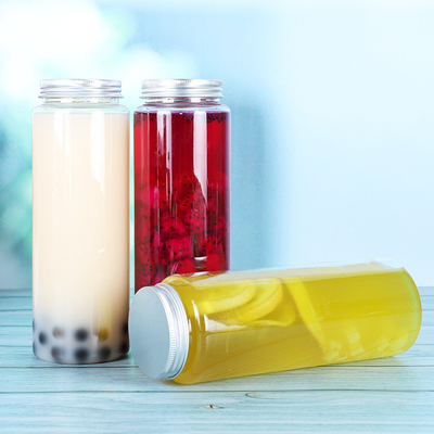 スクロール付き蓋付きプラスチック素材の四角形丸い泡式茶器 0.5kg容量