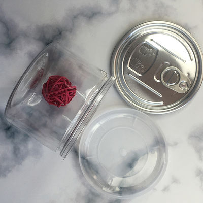 競争力 ペット缶 プラスチック缶 簡単に開いた端蓋 ポップ缶 食品グレードの使い捨て