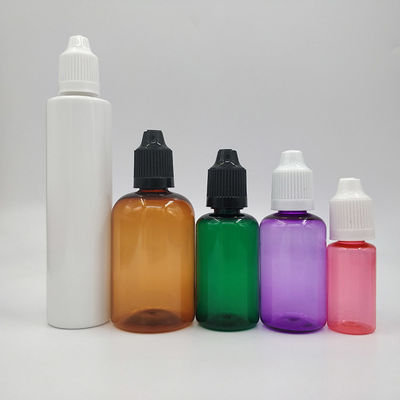 18mm ネックサイズの子供用E液体ボトル 丸い形とスクリーンプリント 表面操作