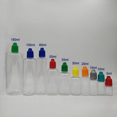 18mm ネックサイズの子供用E液体ボトル 丸い形とスクリーンプリント 表面操作