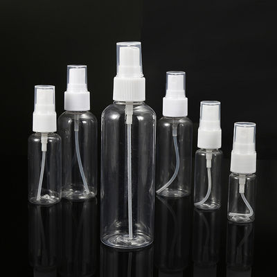 透明で耐久性のある噴霧のための透明なPETプラスチック噴霧ボトル