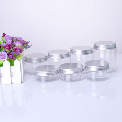Good price plastic food jar for dry fruits PET food jar with lid wide plastic jars in stock