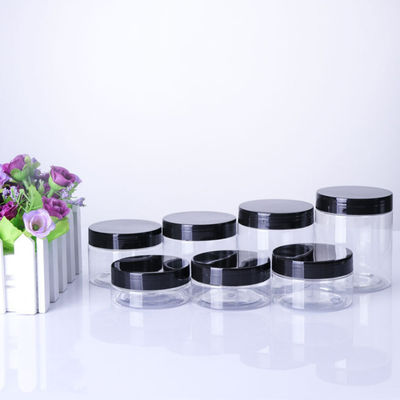Good price plastic food jar for dry fruits PET food jar with lid wide plastic jars in stock