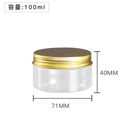 パーソナライズされた10ml 15ml 30ml 60ml 80ml 100ml 120ml 150ml容量のカスタマイズ可能な化粧品プラスチックジャー