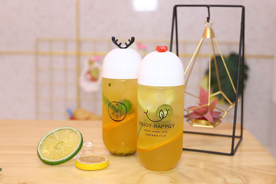 断熱ハンドル付き、便利な飲料保管、透明なミルクティーボトル