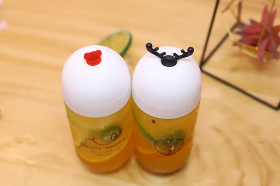 断熱ハンドル付き、便利な飲料保管、透明なミルクティーボトル