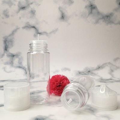 Screw Cap E Liquid Bottle with Transparent Black and Childproof Neck Type