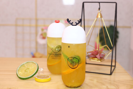 中程度の漏れ防止ミルクティーボトル。お茶のパッケージに最適で、漏れ防止と安全な容器を保証します。