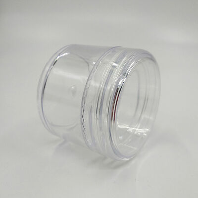 プラスチック蓋付きプラスチックジャー容器、直径100mm、ロゴカスタマイズ可能、大量包装および製品の安全な保管に最適