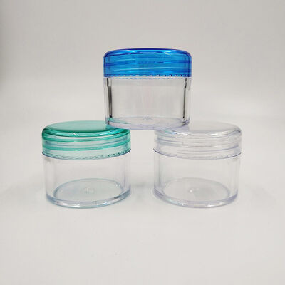 プラスチック蓋付きプラスチックジャー容器、直径100mm、ロゴカスタマイズ可能、大量包装および製品の安全な保管に最適