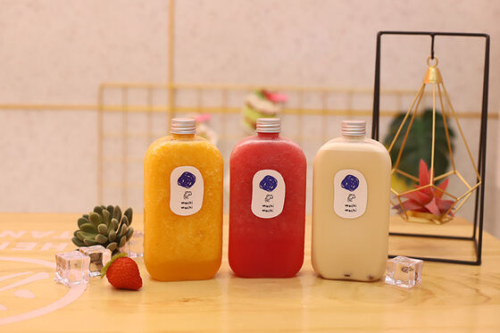 クリアプラスチックバブルティーピッチャー 透明な容器で内容物の識別が容易 バブルティー専門店に最適