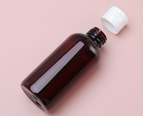 HDPE コラー プラスチックローション ボトル 表面のラベル付き 処理 250ml ボトル容量