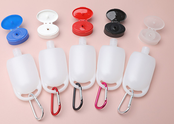 PE旅行30ml 1つのOz手のSanitizerはKeychainとの空をびん詰めにする