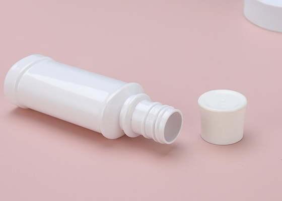 ねじ帽子が付いている化粧品80mlプラスチック詰め替え式のうがい薬のびん