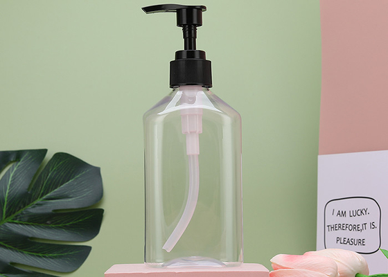 詰め替え式ISO9001平らなペット ポンプびん300ml 700mlの分配のローションのシャンプー
