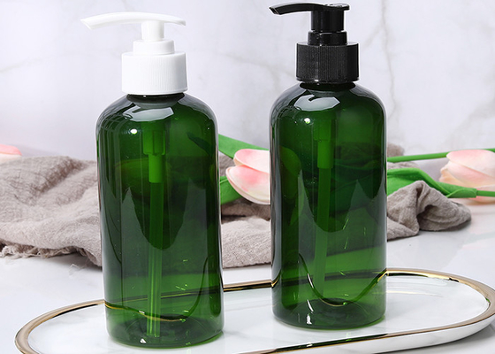 ホットセール クリア 空き PET 500ml シャワーゲル プラスチックボトル ヘアケア ホワイト フラット・スクエア シャンプー ローション ポンプ プラスチックボトル
