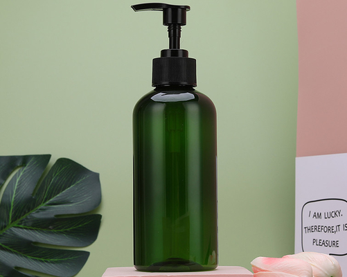 ホットセール クリア 空き PET 500ml シャワーゲル プラスチックボトル ヘアケア ホワイト フラット・スクエア シャンプー ローション ポンプ プラスチックボトル