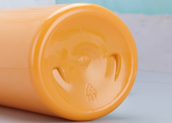 25mmのオレンジ シャンプー プラスチック ポンプ ディスペンサーは900mlをびん詰めにする