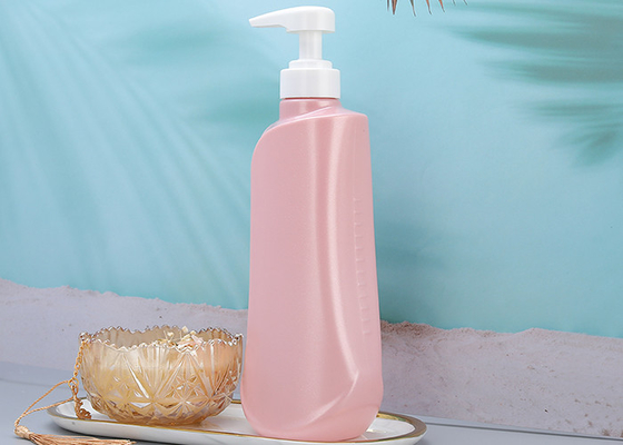 Pearlescentピンク ペット ポンプは750mlプラスチック ボディ洗浄ビンをびん詰めにする