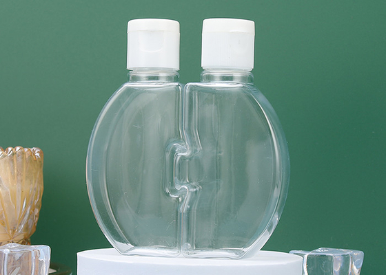 ねじ帽子再生利用できる120mlが付いているOEMの倍のクラムシェルのプラスチックびん