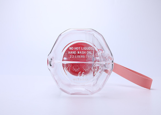 Leakproofフリップ自由なハンドルBPAが付いている上2lプラスチック水差し