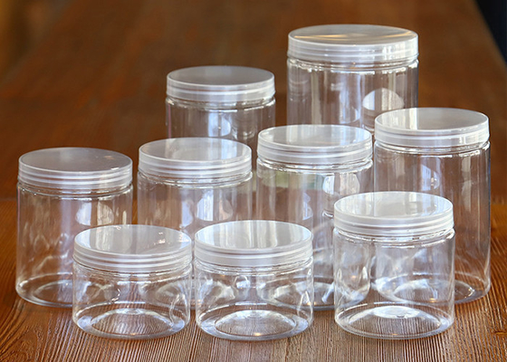 ねじふたが付いている詰め替え式Dia 85mm円形のプラスチック旅行容器