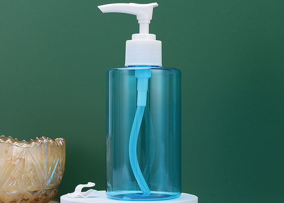 SGS白いローション ポンプを搭載するペットびん200mlのあたりのプラスチック手のSanitizer
