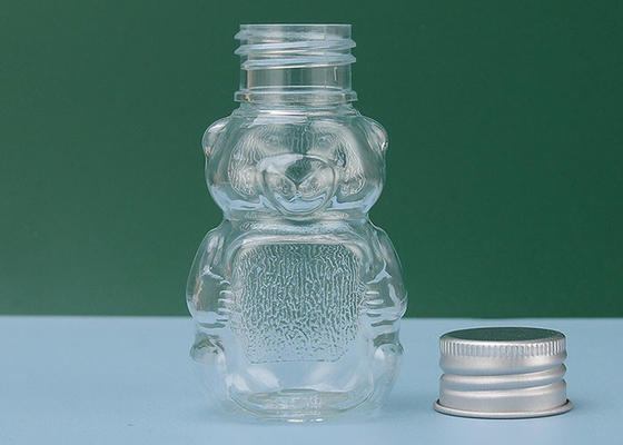 30mlプラスチック飲料ペットはアルミニウム帽子が付いているミルクの茶のためにびん詰めにする