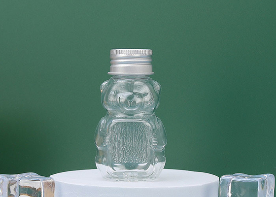 30mlプラスチック飲料ペットはアルミニウム帽子が付いているミルクの茶のためにびん詰めにする