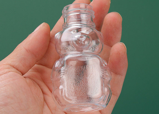 30mlプラスチック飲料ペットはアルミニウム帽子が付いているミルクの茶のためにびん詰めにする